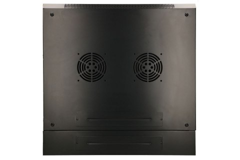 Szafka wisząca rack 6U 600x600 czarna dwusekcyjna Szafka wisząca rack 6U 600x600 czarna dwusekcyjna