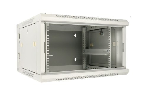 Szafka wisząca rack 6U 600x600 szara dwusekcyjna Szafka wisząca rack 6U 600x600 szara dwusekcyjna