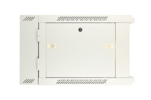 Szafka wisząca rack 6U 600x600 szara dwusekcyjna Szafka wisząca rack 6U 600x600 szara dwusekcyjna