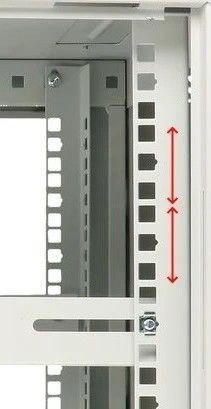 Szafka wisząca rack 6U 600x600 szara dwusekcyjna Szafka wisząca rack 6U 600x600 szara dwusekcyjna