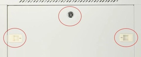 Szafka wisząca rack 6U 600x600 szara metalowe drzwi Szafka wisząca rack 6U 600x600 szara metalowe drzwi