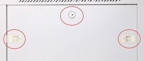 Szafka wisząca rack 9U 600x600 szara szklane drzwi Szafka wisząca rack 9U 600x600 szara szklane drzwi