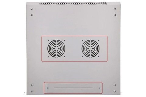 Szafka wisząca rack 9U 600x600 szara szklane drzwi Szafka wisząca rack 9U 600x600 szara szklane drzwi