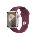 Pasek sportowy w kolorze rubinowej morwy do koperty 41 mm - rozmiar M/L