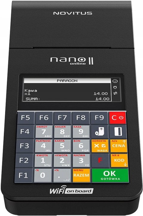Kasa fiskalna Novitus NANO II CI WIFI + FISKALIZACJA + ZGŁOSZENIE Kasa fiskalna Novitus NANO II CI WIFI + FISKALIZACJA + ZGŁOSZENIE