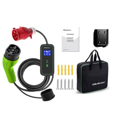 Mobilna ładowarka do samochodów EV 2 w 1 typ2 | 7kW | 230V | CEE 5 PIN Mobilna ładowarka do samochodów EV 2 w 1 typ2 | 7kW | 230V | CEE 5 PIN