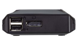 Przełącznik kablowy 2-portowy 4K USB-C DP KVM