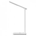 Lampa biurkowa LED z ładowarką indukcyjną LEDITOU MT222 (Biała)