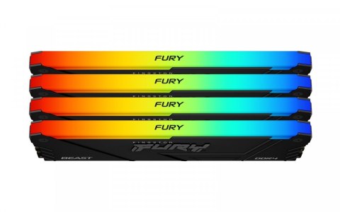 Pamięć DDR4 Fury Beast RGB 128GB(4*32GB)/3600 CL18 Pamięć DDR4 Fury Beast RGB 128GB(4*32GB)/3600 CL18