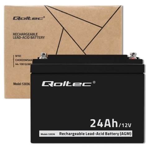 Akumulator AGM | 12V | 24Ah | max.7.2A Akumulator AGM | 12V | 24Ah | max.7.2A