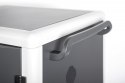 Szafa mobilna na kółkach do ładowania notebooków/tabletów do 15,6" z UV-C i synchronizacją danych