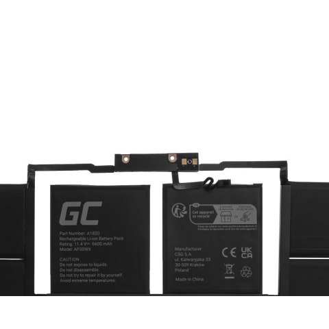 Bateria A1820 do Apple MacBook Pro 15 A1707 Bateria A1820 do Apple MacBook Pro 15 A1707