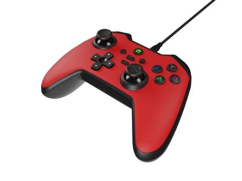 Gamepad Genesis Mangan 300 przewodowy do PC/Switch/Mobile Czerwony Gamepad Genesis Mangan 300 przewodowy do PC/Switch/Mobile Czerwony