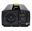 Przetwornica LCD 12V 500W/1000W Czysty sinus z wywietlaczem