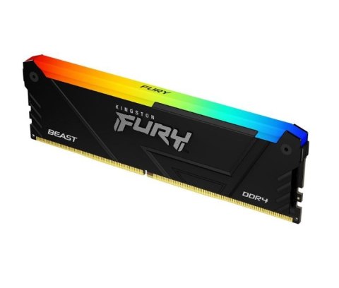 Pamięć DDR4 Fury Beast RGB 8GB(1* 8GB)/3600 CL17 Pamięć DDR4 Fury Beast RGB 8GB(1* 8GB)/3600 CL17