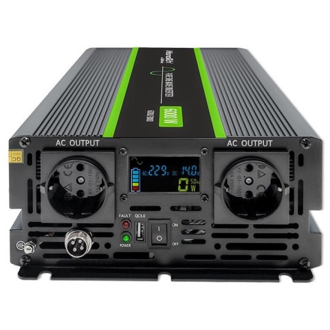 Przetwornica napięcia Monolith | 3000W | 6000W | 24V na 230V | Czysty Sinus | LCD Przetwornica napięcia Monolith | 3000W | 6000W | 24V na 230V | Czysty Sinus | LCD
