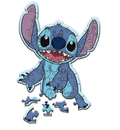 Puzzle drewniane 50 elementów Lilo i Stitch Puzzle drewniane 50 elementów Lilo i Stitch