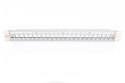 Panel krosowy (patch panel) modularny 19" 24 porty pod moduły keystone, 1U, ekranowany, prowadnica kabli, wymienne pola opisowe 