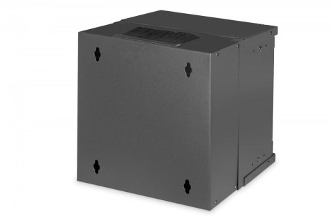 Szafa sieciowa wisząca 10 cali 6U, SOHO PRO 324 x 316 x 298 mm, nośność 60kg, drzwi szyba, niezłożona, Czarna Szafa sieciowa wisząca 10 cali 6U, SOHO PRO 324 x 316 x 298 mm, nośność 60kg, drzwi szyba, niezłożona, Czarna