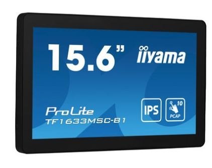 Monitor 15.6 cala ProLite TF1633MSC-B1 IPS,poj.10pkt.450cd,IP54 Monitor 15.6 cala ProLite TF1633MSC-B1 IPS,poj.10pkt.450cd,IP54