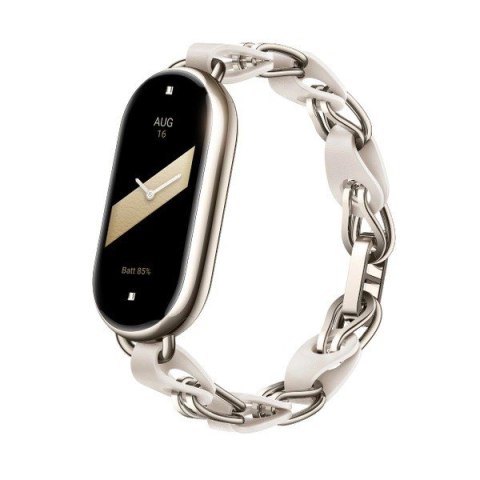 Opaska Smartband 8 Chain Strap White Opaska Smartband 8 Chain Strap White