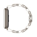 Opaska Smartband 8 Chain Strap White