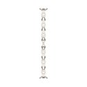 Opaska Smartband 8 Chain Strap White