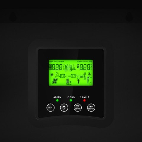 Inwerter solarny falownik Off Grid z ładowarką solarną MPPT 12VDC 230VAC 1000VA/1000W Czysta sinusoida Inwerter solarny falownik Off Grid z ładowarką solarną MPPT 12VDC 230VAC 1000VA/1000W Czysta sinusoida
