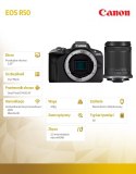Aparat bezlusterkowy EOS R50 + RFS 18-150 S 5811C096