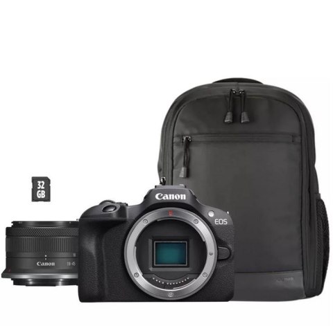 Aparat bezlusterkowy EOS R50 czarny + RFS 18-45S + BAG + karta SD 5811C098 Aparat bezlusterkowy EOS R50 czarny + RFS 18-45S + BAG + karta SD 5811C098