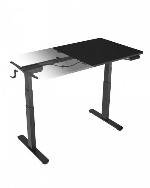 Biurko elektrycznie regulowane z blatem IB-EW122B-TT 140x70 cm do siedzenia i stania Biurko elektrycznie regulowane z blatem IB-EW122B-TT 140x70 cm do siedzenia i stania
