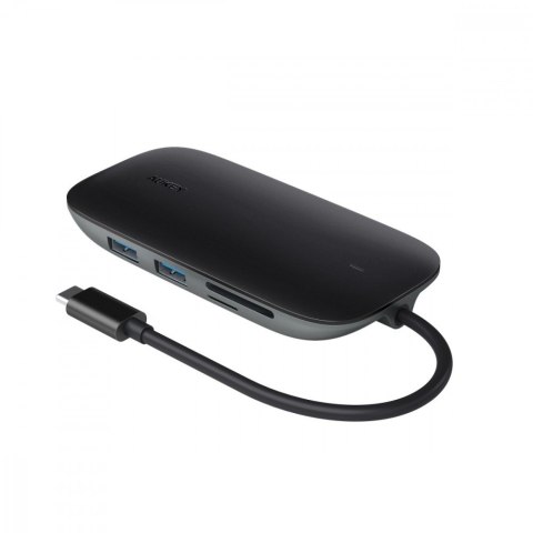 CB-C71 aluminiowy HUB USB-C | 8w1 | RJ45 Ethernet 10/100/1000Mbps | 3xUSB 3.1 | HDMI 4k@30Hz | SD i microSD | USB-C Power Delive CB-C71 aluminiowy HUB USB-C | 8w1 | RJ45 Ethernet 10/100/1000Mbps | 3xUSB 3.1 | HDMI 4k@30Hz | SD i microSD | USB-C Power Delive
