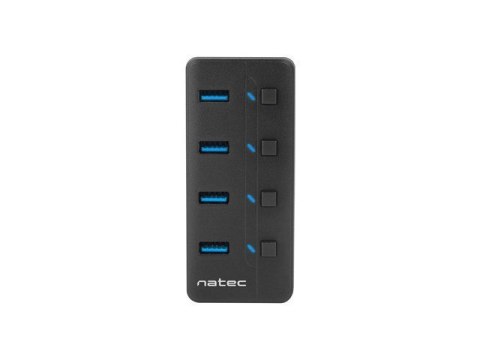 Hub USB 4 porty Mantis 2 USB 3.0 z włącznikiem + zasilacz Hub USB 4 porty Mantis 2 USB 3.0 z włącznikiem + zasilacz