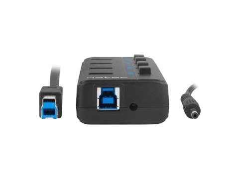 Hub USB 4 porty Mantis 2 USB 3.0 z włącznikiem + zasilacz Hub USB 4 porty Mantis 2 USB 3.0 z włącznikiem + zasilacz