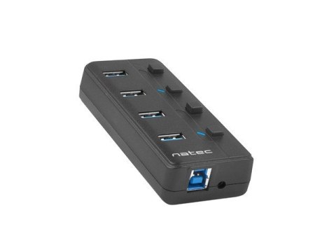 Hub USB 4 porty Mantis 2 USB 3.0 z włącznikiem + zasilacz Hub USB 4 porty Mantis 2 USB 3.0 z włącznikiem + zasilacz