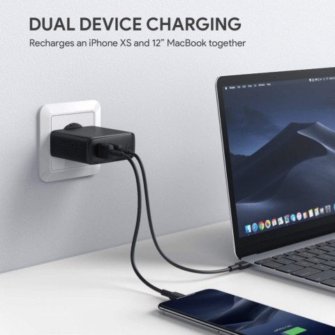 PA-D3 ładowarka sieciowa 2xUSB Power Delivery (1xUSB A+1xUSB C) 60W 5.4A PA-D3 ładowarka sieciowa 2xUSB Power Delivery (1xUSB A+1xUSB C) 60W 5.4A