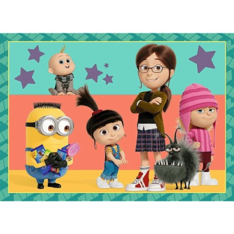 Puzzle 4w1 Zwariowane Minionki Puzzle 4w1 Zwariowane Minionki