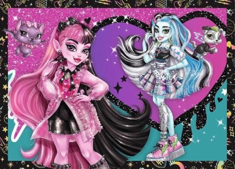 Puzzle 4w1 Monster High Elektryzujący dzień Puzzle 4w1 Monster High Elektryzujący dzień