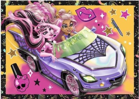 Puzzle 4w1 Monster High Elektryzujący dzień Puzzle 4w1 Monster High Elektryzujący dzień