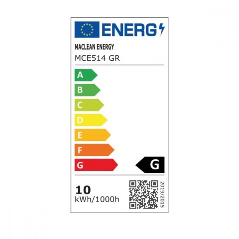 Lampa LED IP65 MCE514GR 10W 700LM 4000K Lampa LED IP65 MCE514GR 10W 700LM 4000K