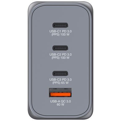 Ładowarka GNC-200 32204 GaN 200W, PD 3.0, QC 3.0, 3x USB-C, 1x USB-A, UE/UK Ładowarka GNC-200 32204 GaN 200W, PD 3.0, QC 3.0, 3x USB-C, 1x USB-A, UE/UK