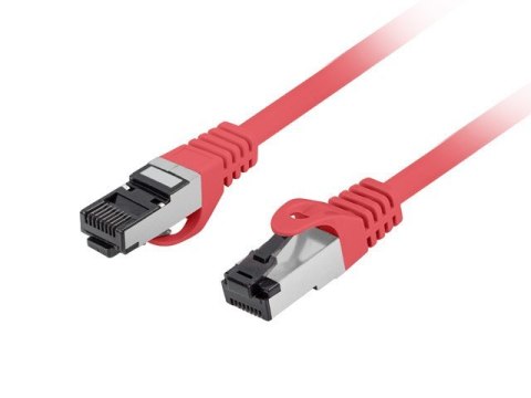 Patchcord kat.8.1 S/FTP LSZH CU 1.5m czerwony fluke passed Patchcord kat.8.1 S/FTP LSZH CU 1.5m czerwony fluke passed