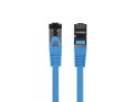 Patchcord kat.8.1 S/FTP LSZH CU 1.5m niebieski fluke passed