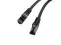 Patchcord kat.8.1 S/FTP LSZH CU 5m czarny fluke passed