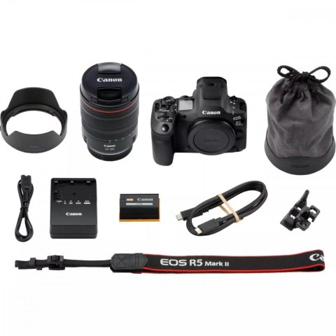 Aparat bezlusterkowy EOS R5 Mark II V6 Body + RF24-105 L EU26 6536C014 Aparat bezlusterkowy EOS R5 Mark II V6 Body + RF24-105 L EU26 6536C014