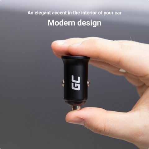 Ładowarka samochodowa PowerRide Nano38 38W 6A 1xUSB-C,1xUSB-A Ładowarka samochodowa PowerRide Nano38 38W 6A 1xUSB-C,1xUSB-A