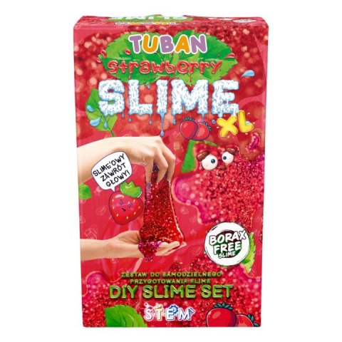 Masa plastyczna Zestaw super slime - Truskawka XL Masa plastyczna Zestaw super slime - Truskawka XL