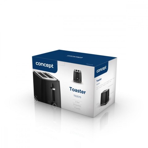 Toster TE2075 czarny Toster TE2075 czarny