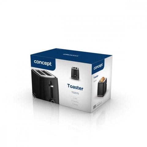 Toster TE2075 czarny Toster TE2075 czarny