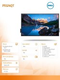 Monitor 54.6 cala P5524QT Touch IPS LED UHD 4K(3840x2160)/16:9/DP/HDMI/USB-C/RS232/USB/RJ45/Głośniki/3Y